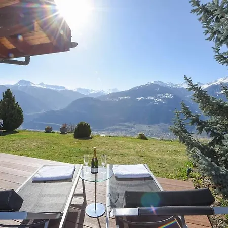 Luxury With Sauna And Jacuzzi, Amazing View Villa Crans-Montana