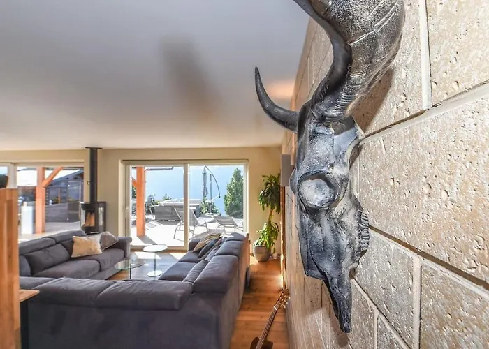 Luxury With Sauna And Jacuzzi, Amazing View Crans-Montana