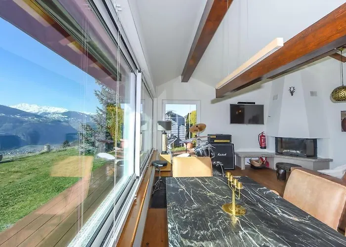 Luxury With Sauna And Jacuzzi, Amazing View * Crans-Montana