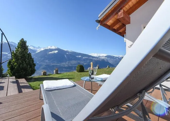 Luxury With Sauna And Jacuzzi, Amazing View Crans-Montana
