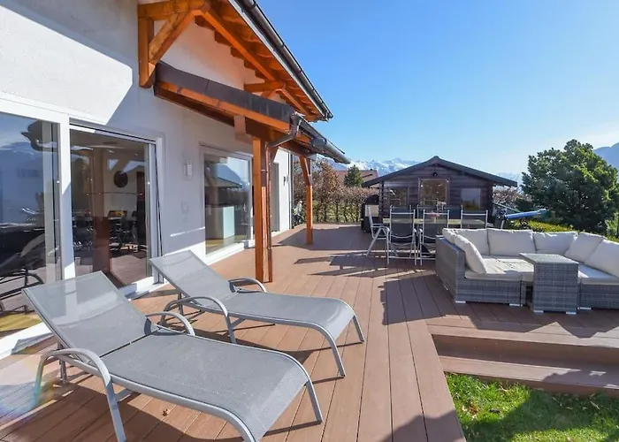 Luxury With Sauna And Jacuzzi, Amazing View * Crans-Montana